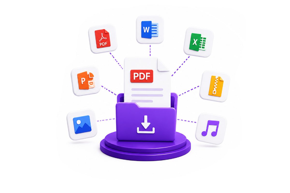 Original email attachments embedded into PDF